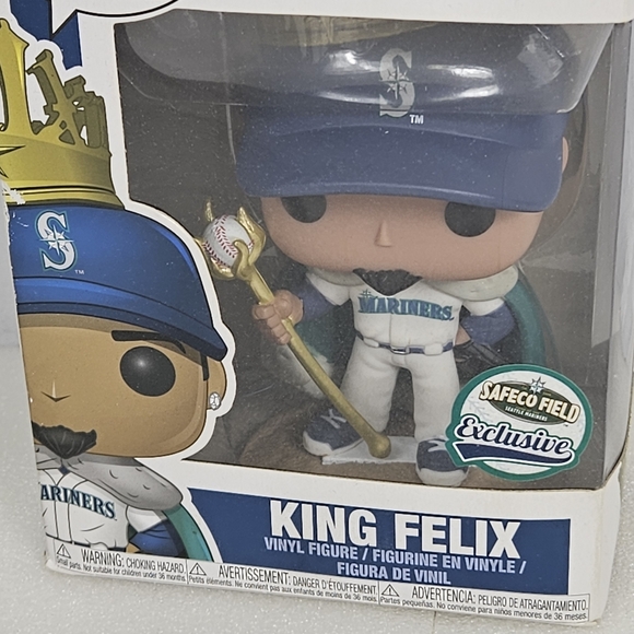 NIB hard to find #1 King Felix MLB Seattle Mariners Felix Hernandez funky pop - Picture 14 of 14